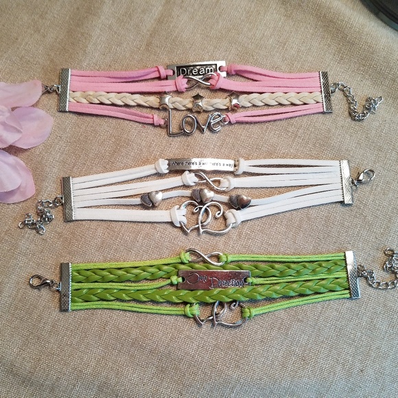TRENDY!  Multi-Strap Inspiration Bracelets - Picture 7 of 7